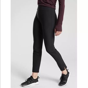 Athleta Wander Slim Ankle Pant Solid Black Size 0P